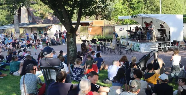 photo  ce vendredi 10 mai 2024, la soirée a été lancée par un concert du big band jazz du pays de falaise.  &copy;  ouest-france 