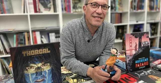 photo  jean-françois bouvet est arrivé à alençon en 1987. il s’occupe du rayon bande dessinée de la librairie le passage depuis près de vingt-cinq ans.  &copy;  ouest-france 