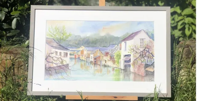 photo  lavoirs à la chartre.  &copy;  le maine libre 