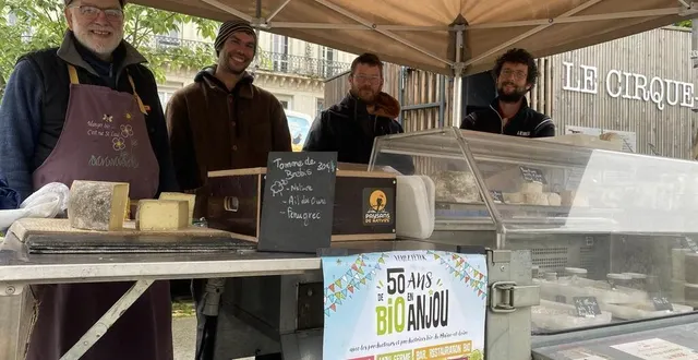 photo  samedi 18 mai 2024, les acteurs de la filière biologique organisent à angers (maine-et-loire) une journée pour promouvoir l’agriculture biologique.  &copy;  ouest-france 