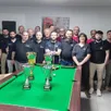 photo  les joueurs de billard lors de la demi-finale de la coupe de l’anjou. 