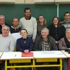 photo  le nouveau bureau du comité des fêtes avec, à sa tête, magalie richard (deuxième à droite au premier rang). 