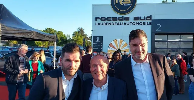 photo  l’équipe de gouvernance de rocade sud pose ici sur le site de saint-melaine-sur-aubance (maine-et-loire) avec (de gauche à droite) charles laurendeau, philippe laurendeau et fabrice blanchet.  &copy;  ouest-france 