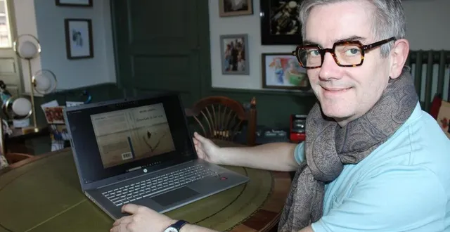 photo  bruno amato réserve la sortie de son 14e ouvrage au salon du livre de vimoutiers (orne) du samedi 18 mai 2024.  &copy;  ouest-france 