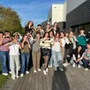 photo  en première année de bts communication, 25 étudiants organisent une journée d’animation à l’ehpad de tuffé-val-de-la-chéronne. 