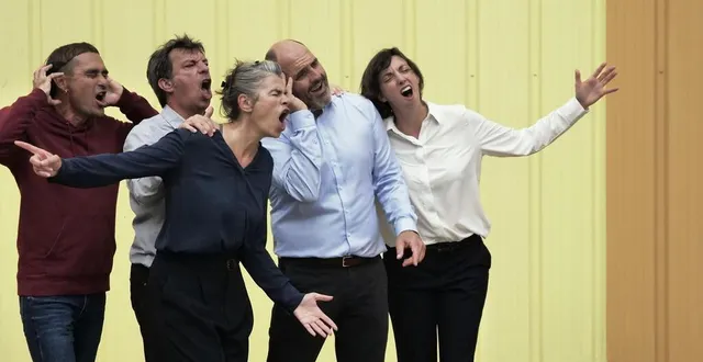 photo  le collectif jamais trop d’art interprétera la pièce « zaï zaï zaï zaï », adaptation de la bande dessinée homonyme de fabcaro.  &copy;  annedebretagne 