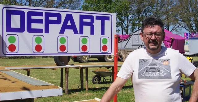 photo  vincent prendra le départ de la course.  &copy;  le maine libre 