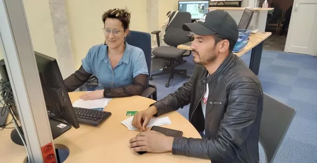 photo  en 2023, les deux conseillères de l’espace france services ont accompagné près de 10 000 personnes.  &copy;  ouest-france 