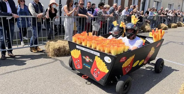 photo  la team frites eyes sera-t-elle à nouveau de la partie, dimanche 19 mai ? le comité des fêtes d’oizé organise la seconde édition de ses courses de caisses à savon.  &copy;  archive 