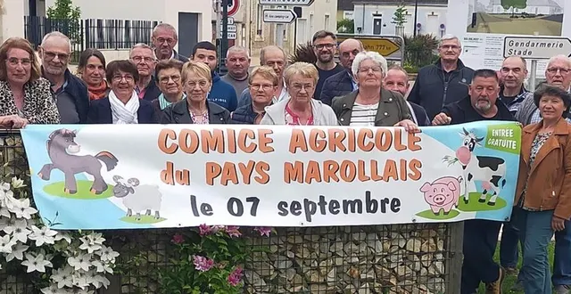 photo  les bénévoles de l’association marolles fait son comice.  &copy;  ouest-france 