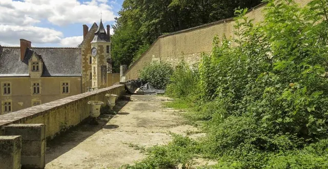 photo  les terrasses hautes de courtanvaux feront l’objet de la prochaine phase de restauration.  &copy;  le maine libre 