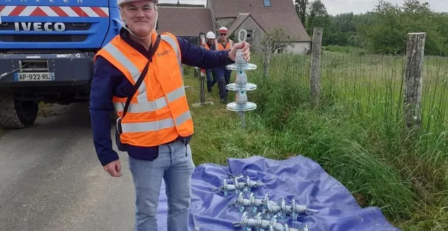 photo  emmanuel gallard, interlocuteur territorial d’enedis pour la sarthe.  &copy;  ouest-france 