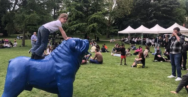 photo  ambiance familiale au blue dog festival.  &copy;  ouest-france 
