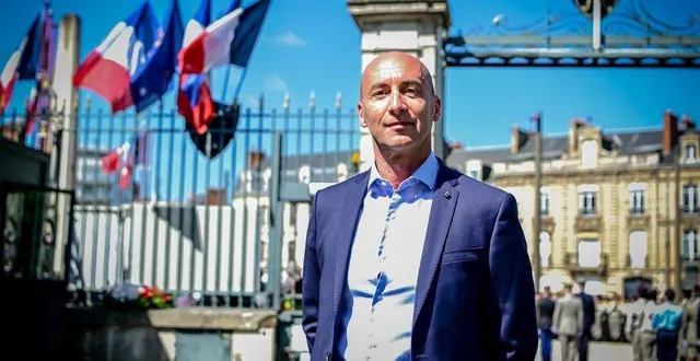 photo  conseiller spécial du syndicat alliance police nationale, benoît barret est également élu régional dans la majorité de christelle morançais depuis 2021. on lui prête des ambitions pour la ville du mans.  &copy;  photo le maine libre - yvon loue 