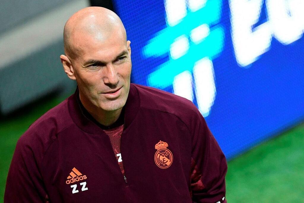 Real Madrid. Zinedine Zidane présent lors de la présentation de Kylian ...