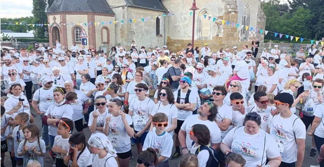 photo  650 participants pour la 3e édition de vitrai en couleurs.  &copy;  ouest-france 