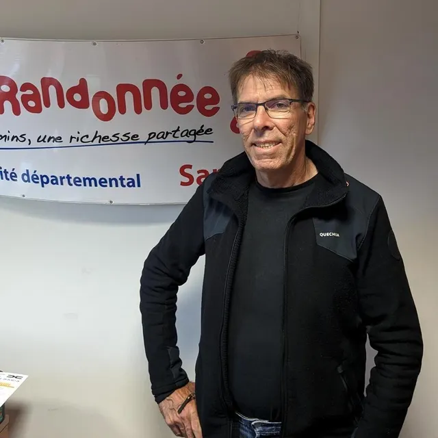 photo pierrick robillard, responsable de la commission sentiers-itinéraires de la ffrandonnée sarthe  ©  ouest-france