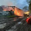 photo  l’incendie a mobilisé 24 pompiers. 