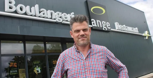 photo  anthony dulong est déjà à la tête de la boulangerie ange de sablé-sur-sarthe depuis novembre 2022.  &copy;  ouest-france 