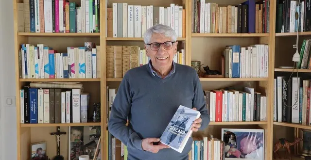 photo  ancien maire de rouen et député, pierre albertini vit aujourd’hui à mareil-en-champagne, où il a écrit son nouveau livre, consacré au mandat de valéry giscard d’estaing et publié le 18 avril 2024.  &copy;  ouest-france 