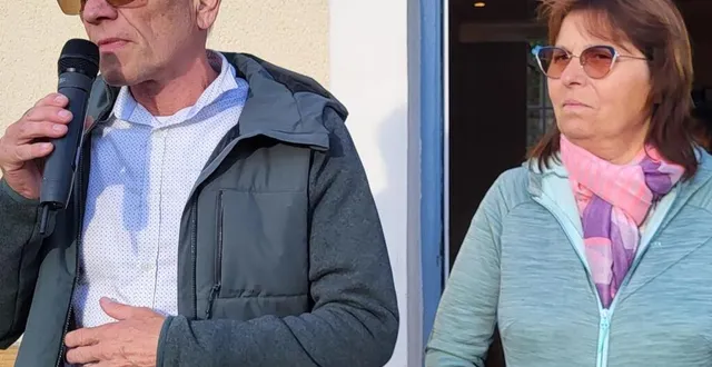 photo  régine est native de challes. avec pascal, ils ont présenté une exposition sur l’afrique.  &copy;  municipalité de challes 