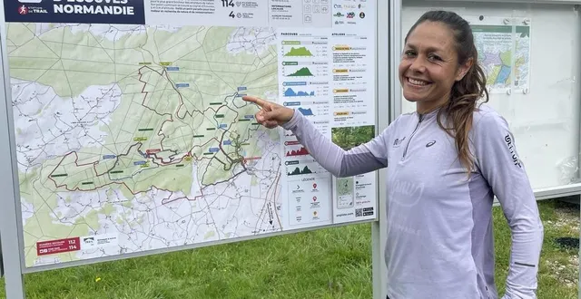 photo  sylvaine cussot a été sollicitée par normandie tourisme pour faire découvrir les stations de trail de la région. d’origine mancelle, elle n’était pourtant jamais venue en forêt d’écouves.  &copy;  ouest-france 