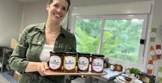 photo  aline lebrêne s’est lancée dans les bouillons made in sarthe, avec des ingrédients locaux et bios.  &copy;  ouest-france 