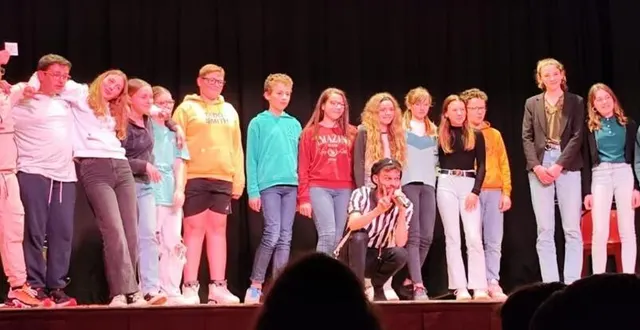 photo  les élèves ont vécu une belle expérience.  &copy;  le maine libre 