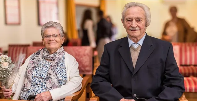 photo  janine et michel grimal totalisent 70 années de mariage.  &copy;  le maine libre 