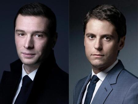 photo Entre Gabriel Attal et Jordan Bardella, jeudi soir, les échanges sont rapidement devenus inaudibles, entre longs monologues, paroles coupées et invectives. AFP 