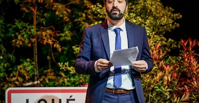 photo  erwan de la fouchardiere succède à son père yves, en tant que directeur général des fermiers de loué.  &copy;  photo le maine libre yvon loué 
