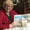 photo  jocelyne ne compte pas arrêter de lire chaque matin le journal. 