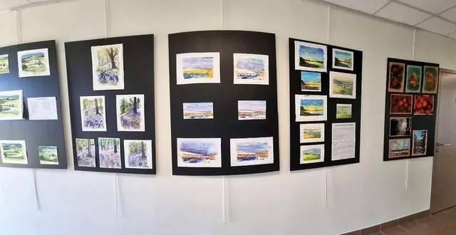 photo  pour le président de l’asl, philippe merer, « cette exposition est l’occasion de montrer la vitalité et la richesse de notre association, et de discuter avec les adhérents et les professeurs ».  &copy;  ouest-france 