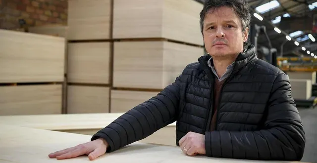 photo  hervé drouin, dirigeant de drouin sas à mézières-sur-ponthouin.  &copy;  photo archives le maine libre - yvon loué 