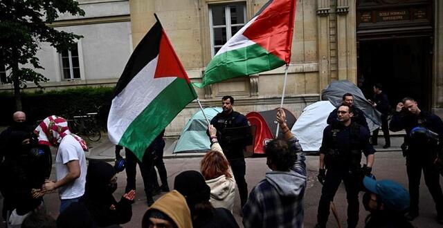 Des Militants Propalestiniens Occupaient L’ENS à Paris : La Police Les ...