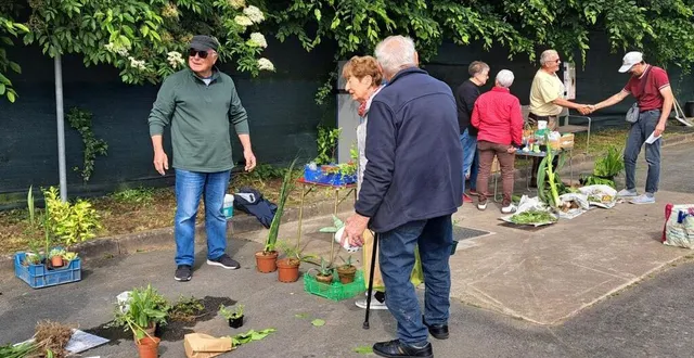 photo  amateurs ou curieux ont pu partager quelques anecdotes et de précieux conseils en matière de jardinage.  &copy;  ouest-france 