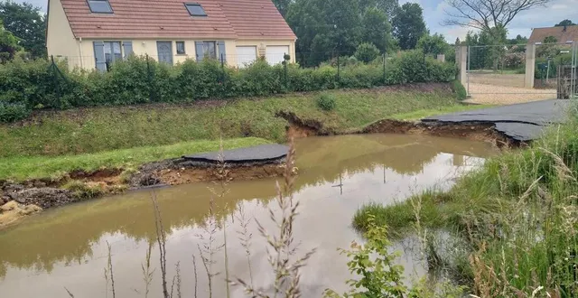 photo  le coût de la réparation de la marnière à lavernat est estimé à 112 019 €.   &copy;  le maine libre 