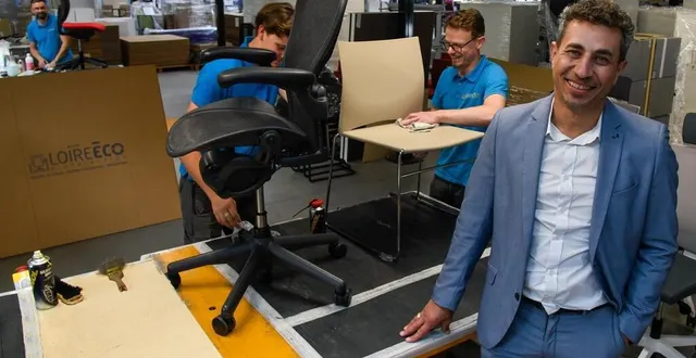 photo  saint-martin-du-fouilloux, maine-et-loire, jeudi 23 mai 2024. grégory soret a fondé loire eco distribution en 2012. il emploie désormais 17 salariés.  &copy;  co - laurent combet 