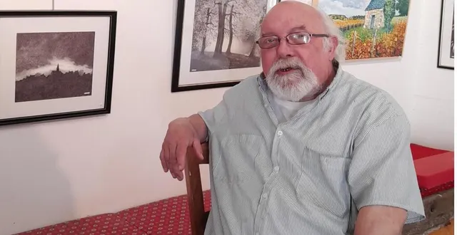 photo  l’artiste daniel frot ouvre ses portes.  &copy;  le maine libre 