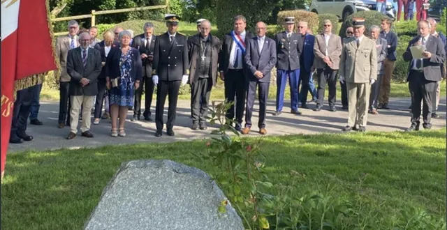 photo  samedi, à giel don bosco, étaient réunis, élus, autorités militaires, civiles et religieuses, françois montambault, président du conseil d’administration et jean-françois connan, directeur de l’établissement, pour honorer les victimes civiles tombées lors de la seconde guerre mondiale ainsi que le père louis pansard et l’abbé françois mathieu.  &copy;  ouest-france 