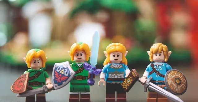 photo  link et zelda deviennent des figurines lego dans le tout nouveau set de l’arbre mojo !  &copy;  lego / nintendo 