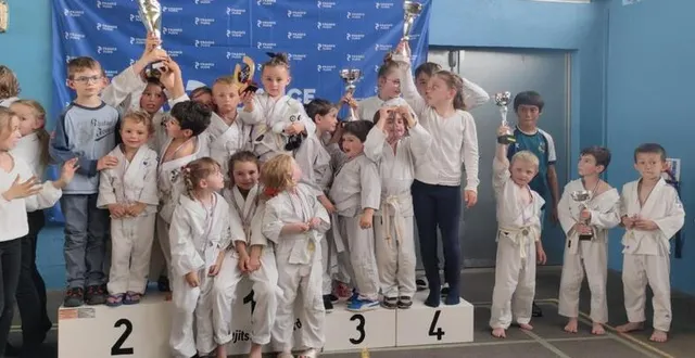 photo  les meilleurs judokas ont reçu des médailles et coupes.  &copy;  ouest-france 