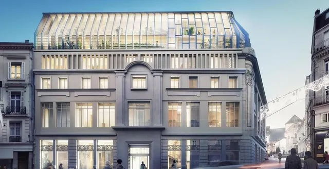 photo  le projet de p2i d’aménager 13 logements dans ce bâtiment prestigieux de la rue voltaire à angers est plus que jamais remis en question.  &copy;  sabh 