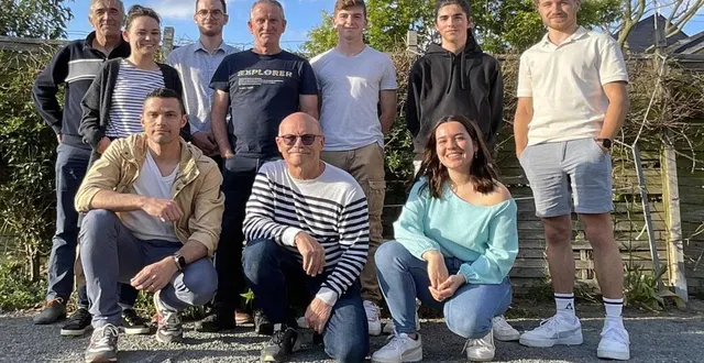 photo  l’équipe organisatrice de saint-melaine en baskets, composée de 12 membres, animera l’édition des foulées de l’aubance.  &copy;  ouest-france 