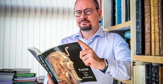 photo  frédéric payraudeau est enseignant chercheur à la sorbonne et directeur de la mission française des fouilles de tanis, qui fut la capitale de l’égypte sous les xxie et xxiie dynastie.  &copy;  le maine libre – yvon loué 