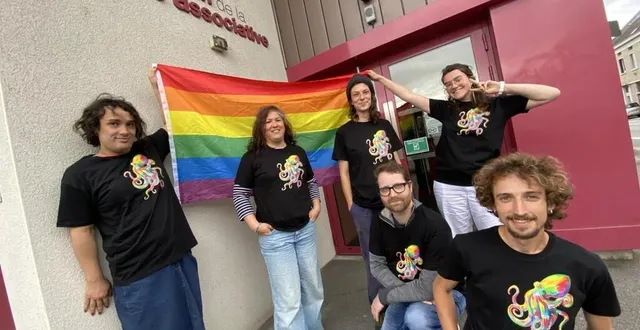 photo  le bureau d’orn’en ciel : léa jacquet, membre ; julie razafimbelo, cotrésorière ; marie hezard, cotrésorière ; johnny lafresnaye, secrétaire ; léontine greverath, coprésidente, et nathy massot, coprésident.  &copy;  ouest-france 