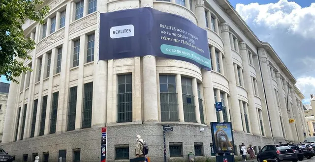 photo  le bâtiment de la poste, près de la place du ralliement à angers, accueillera, d’ici 2027, un nouvel hôtel, d’une capacité de 110 chambres.  &copy;  ouest-france 