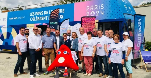 photo  deux journées sportives ont mis à l’honneur les jo de paris 2024 sur le territoire maine cœur de sarthe, à neuville-sur-sarthe.  &copy;  le maine libre 