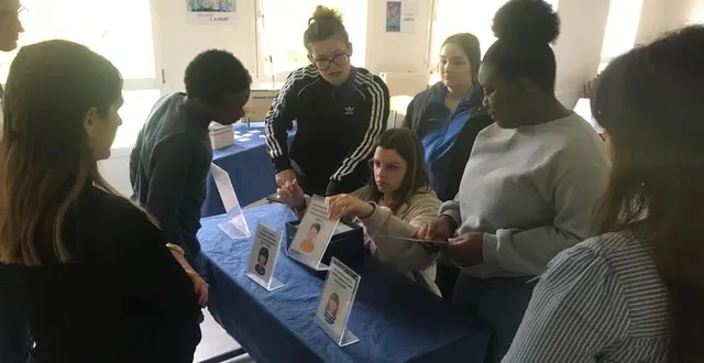 photo  les étudiants avaient un temps compté pour résoudre les énigmes.  &copy;  ouest-france 