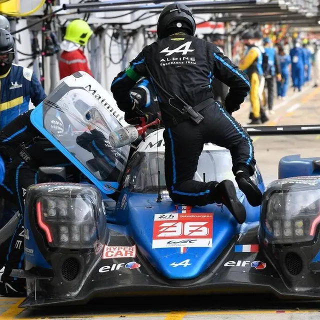 photo en 2021, l’alpine a480 était la principale opposante des toyota.  ©  franck dubray / ouest-france